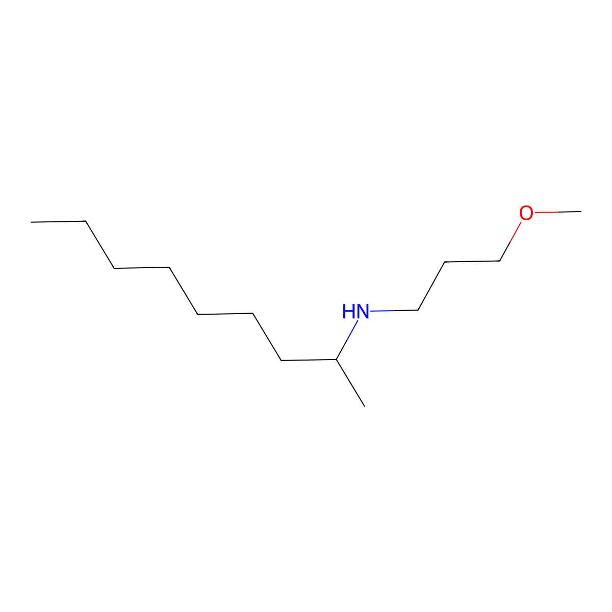 (3-Methoxypropyl)(nonan-2-yl)amine molecular structure, CAS 1037149-10-2