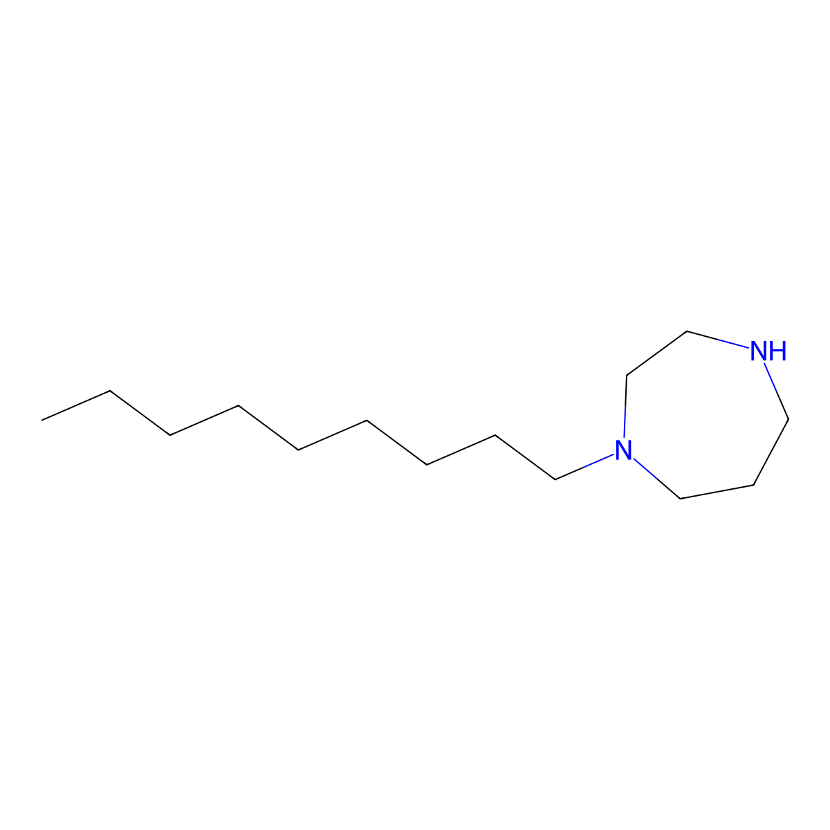 1-Nonyl-1,4-diazepane molecular structure, CAS 1037165-14-2