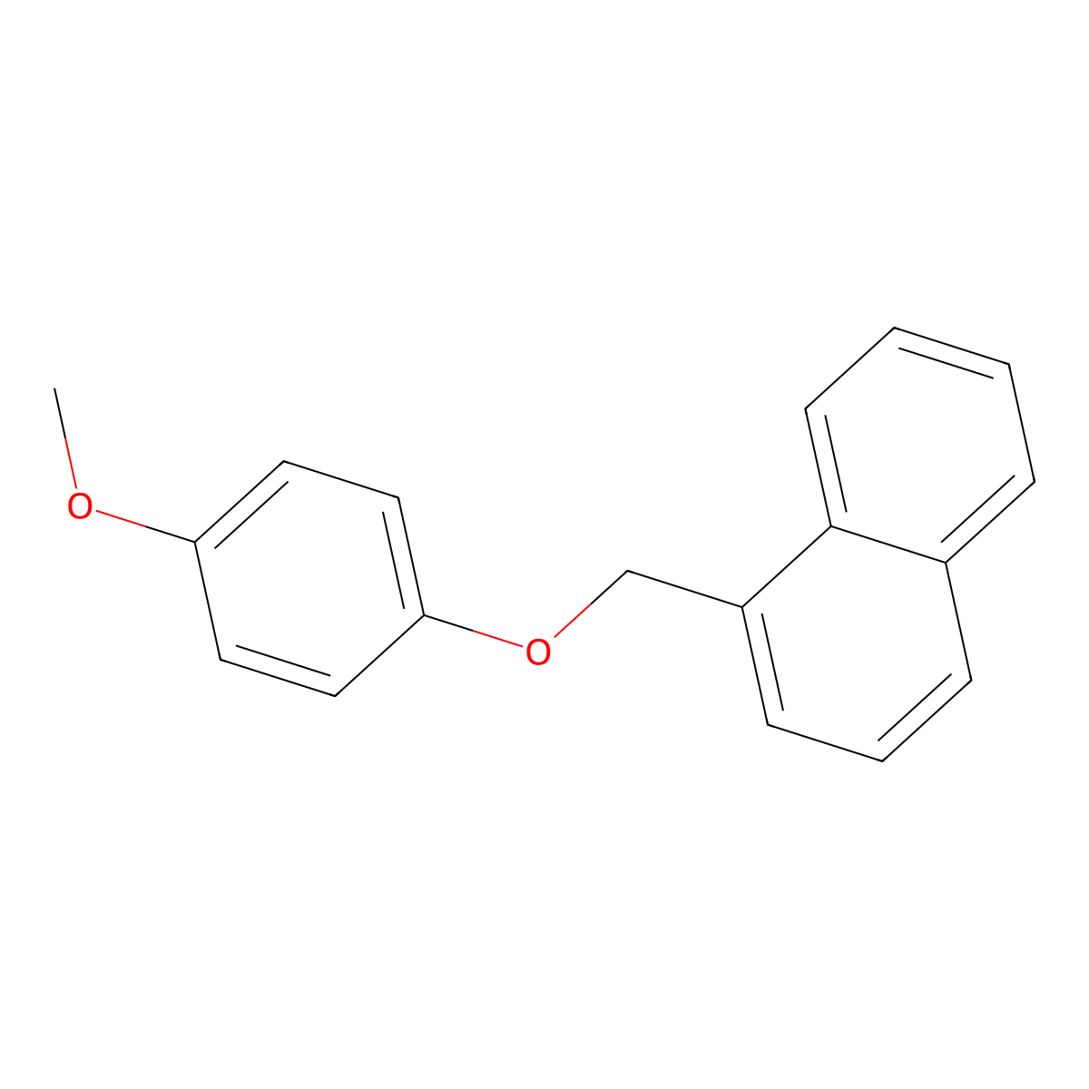 1-((4-Methoxyphenoxy)methyl)naphthalene molecular structure, CAS 1037294-96-4