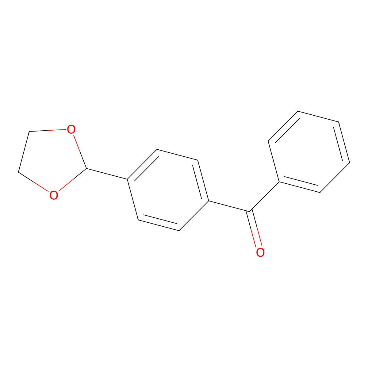 4-(1,3-Dioxolan-2-YL)benzophenone molecular structure, CAS 103741-08-8