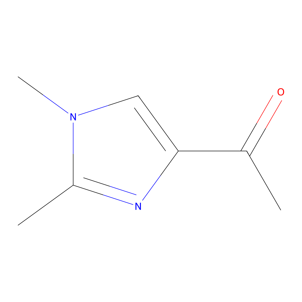 1-(1,2-Dimethyl-1H-imidazol-4-yl)ethanone molecular structure, CAS 103747-86-0