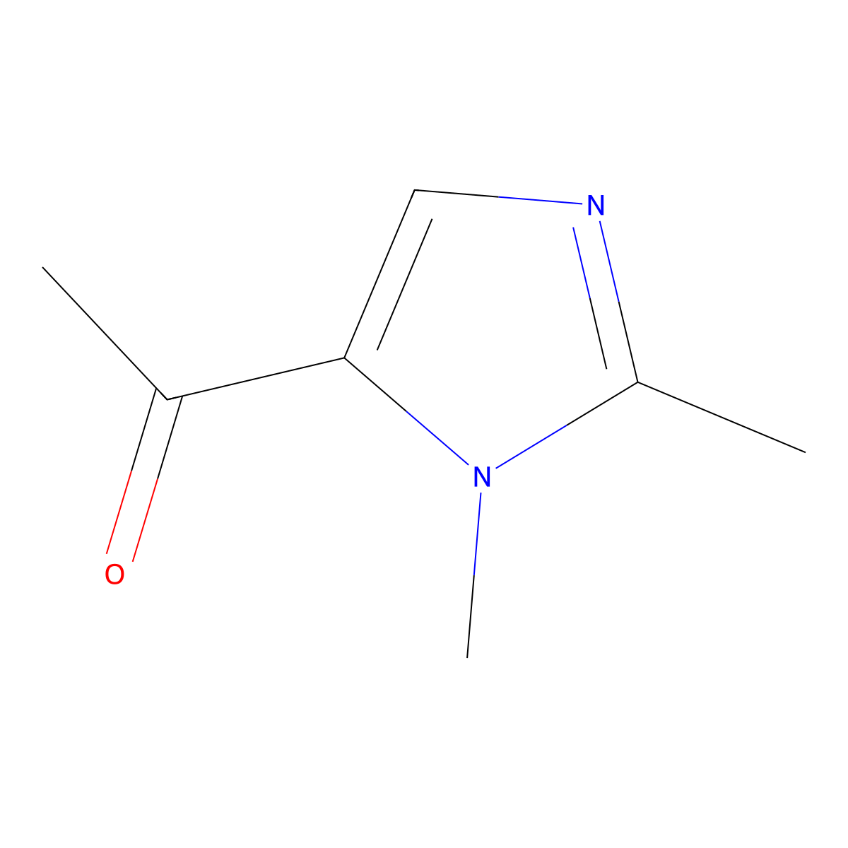 1-(1,2-Dimethyl-1H-imidazol-5-yl)ethan-1-one molecular structure, CAS 103747-88-2