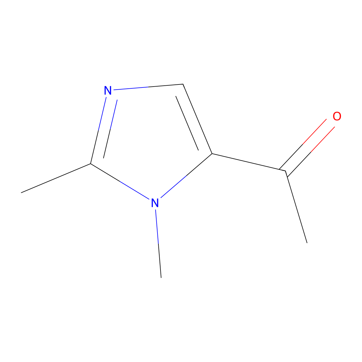 1-(1,2-Dimethyl-1H-imidazol-5-yl)ethan-1-one molecular structure, CAS 103747-88-2