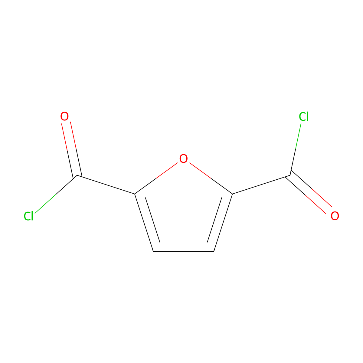 2,5-Furandicarbonyl Dichloride molecular structure, CAS 10375-34-5