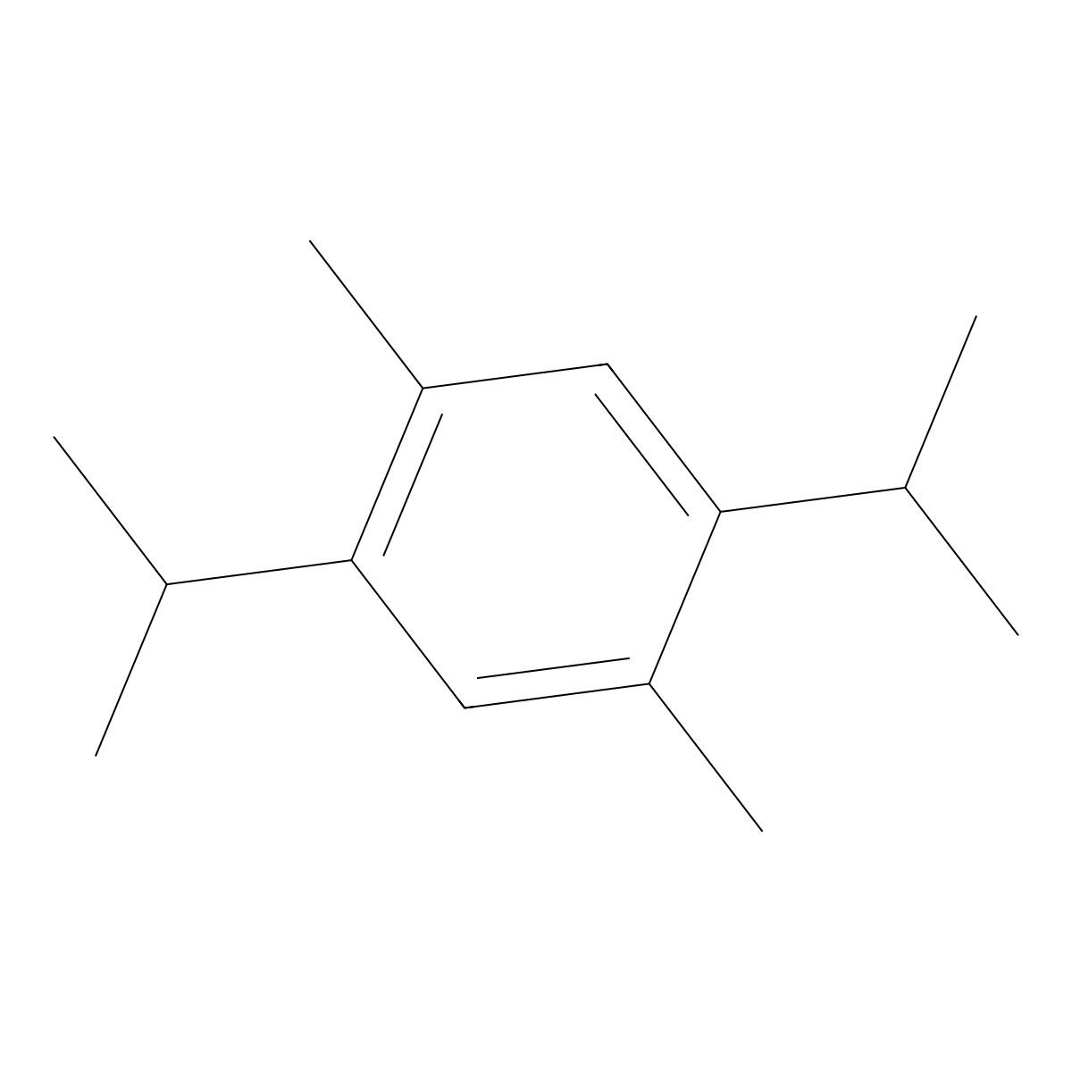 2,5-Diisopropyl-p-xylene molecular structure, CAS 10375-96-9