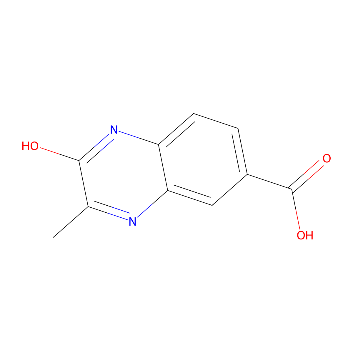 3-Methyl-2-oxo-1,2-dihydroquinoxaline-6-carboxylic acid molecular structure, CAS 103752-83-6