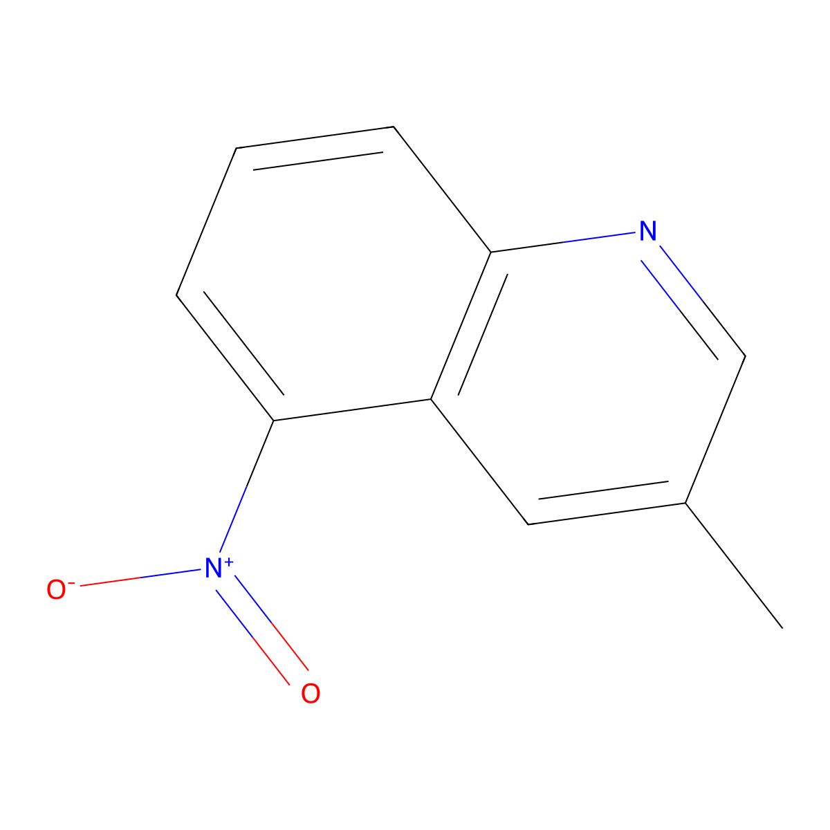 3-Methyl-5-nitroquinoline molecular structure, CAS 103754-53-6