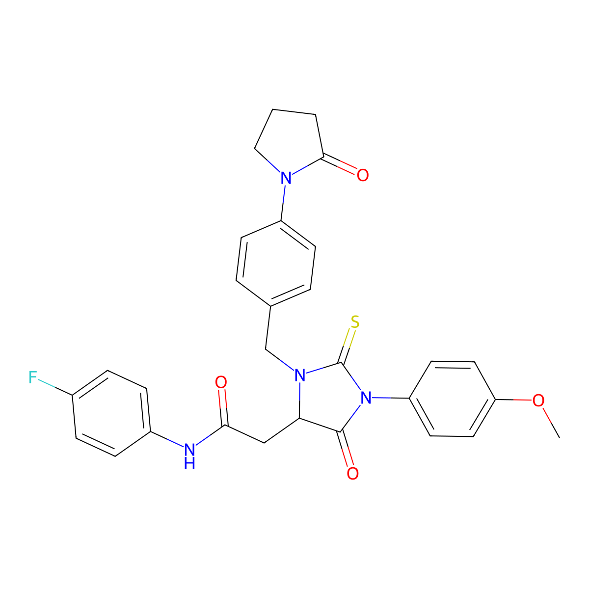C29H27FN4O4S molecular structure, CAS 1037564-44-5