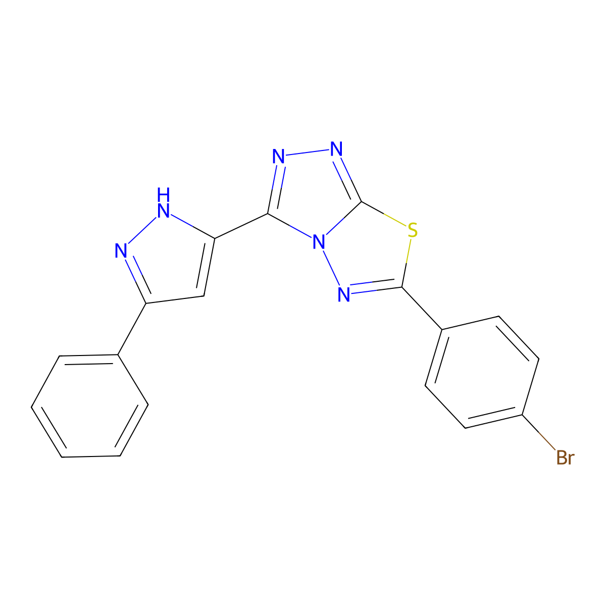 C18H11BrN6S molecular structure, CAS 1037569-80-4