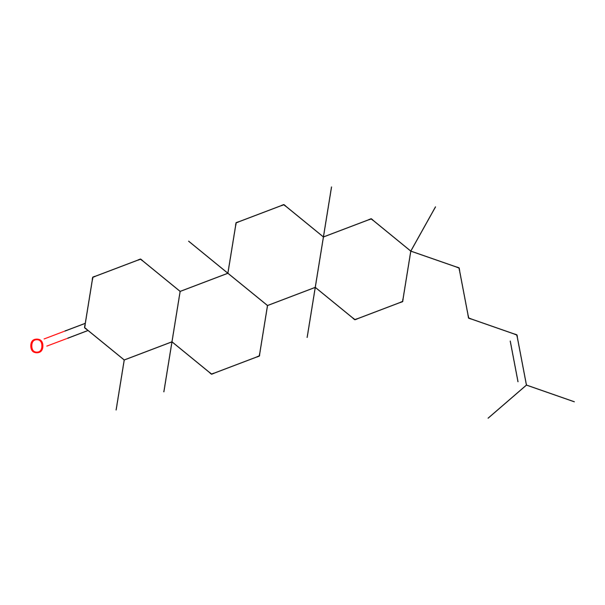 Shionone molecular structure, CAS 10376-48-4