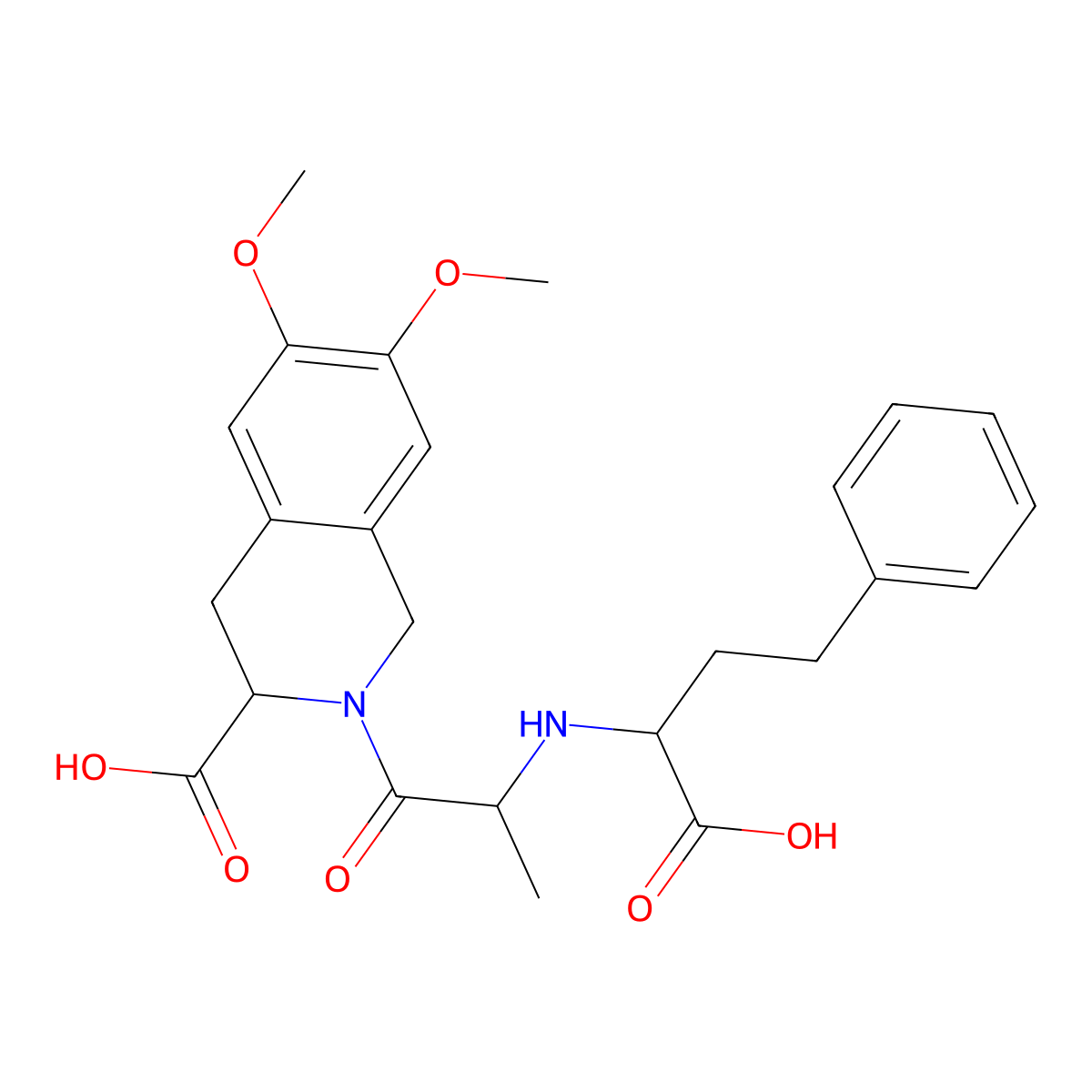 Moexiprilat molecular structure, CAS 103775-14-0