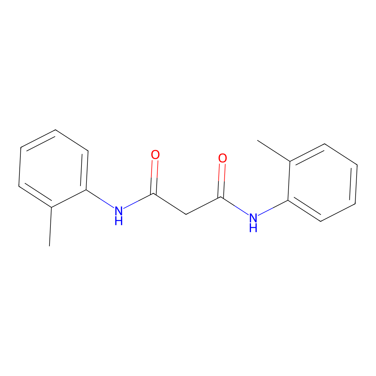 N,N'-Di-o-tolyl-malonamide molecular structure, CAS 10378-79-7