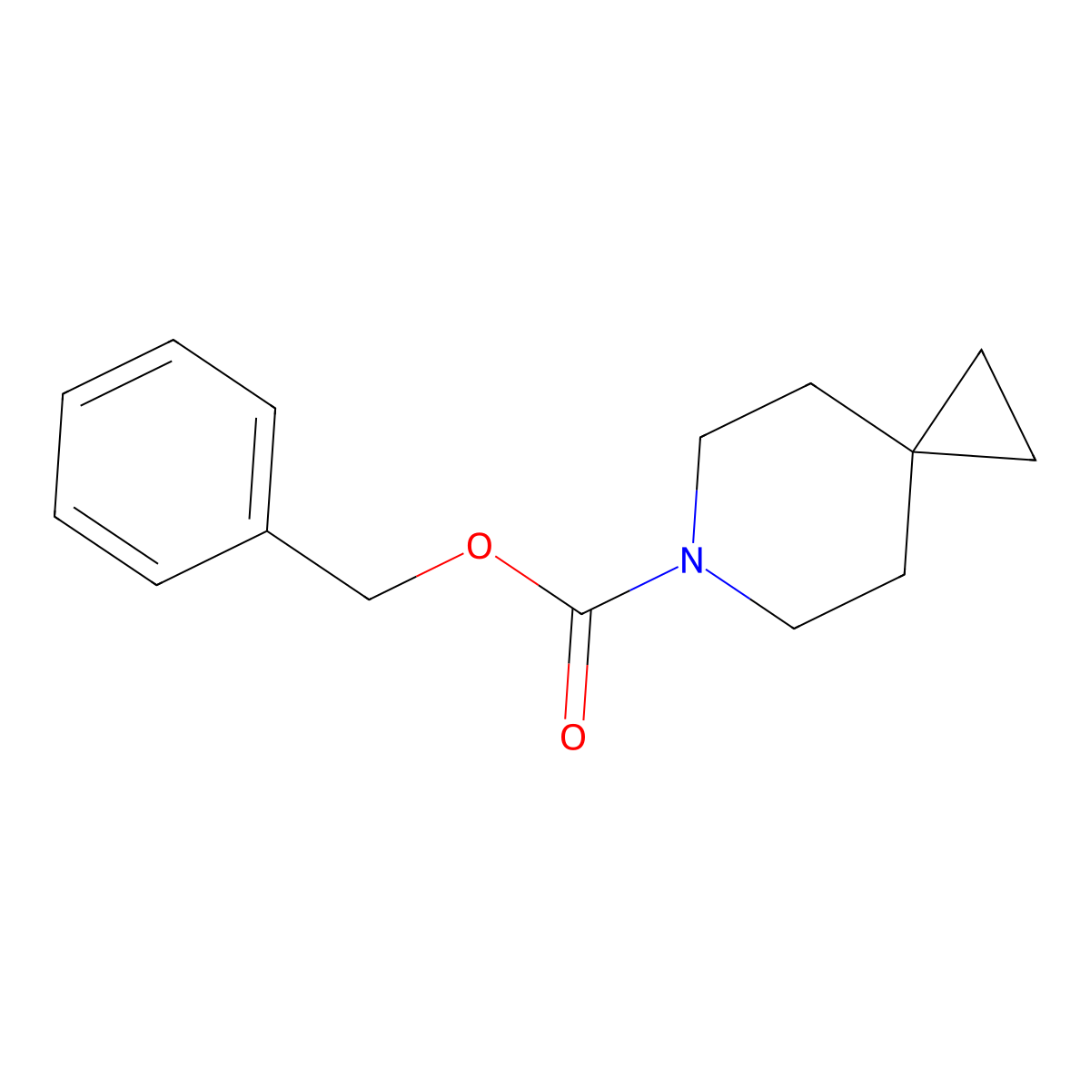 Benzyl 6-azaspiro[2.5]octane-6-carboxylate molecular structure, CAS 1037834-61-9