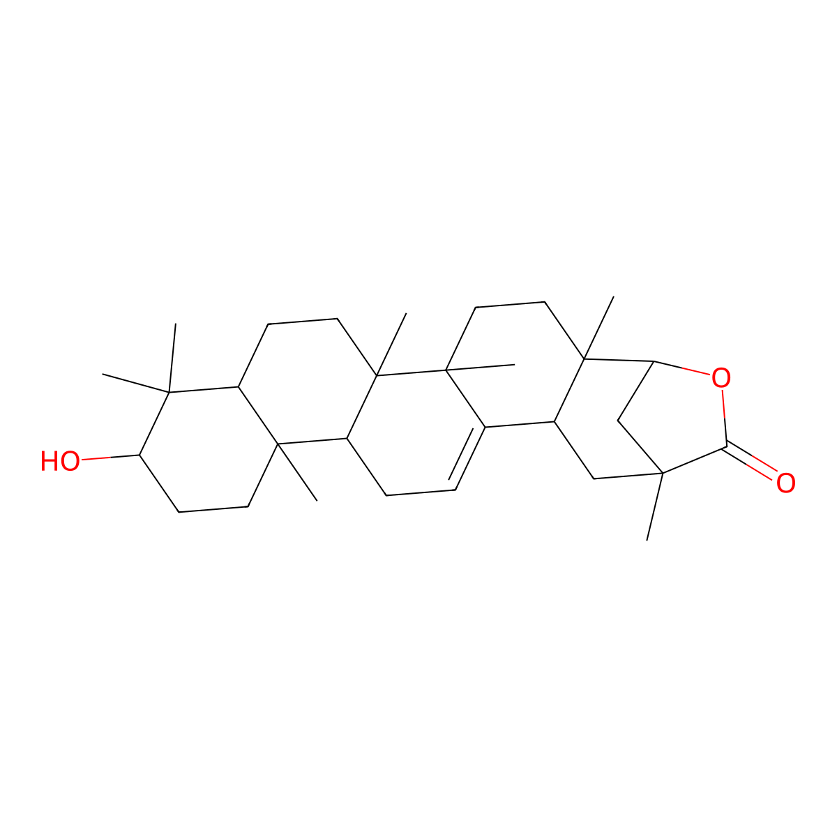 Desoxoglabrolide molecular structure, CAS 10379-62-1