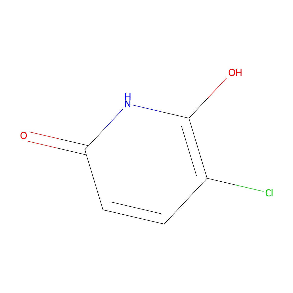 5-Chloro-6-hydroxypyridin-2(1H)-one molecular structure, CAS 103792-71-8