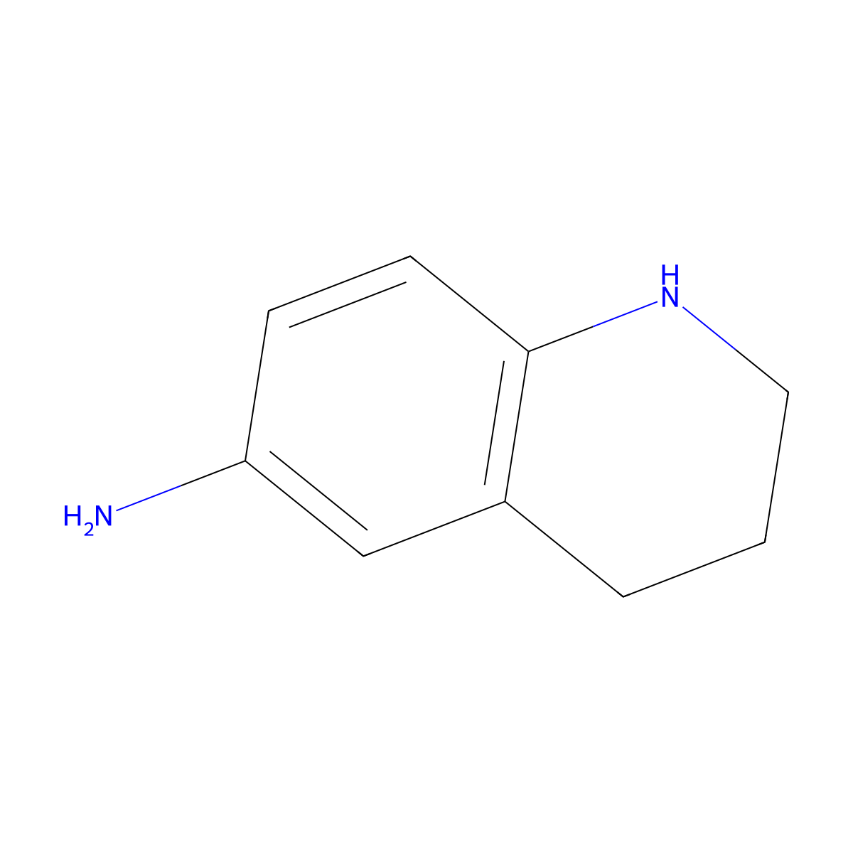 1,2,3,4-Tetrahydroquinolin-6-amine molecular structure, CAS 103796-41-4