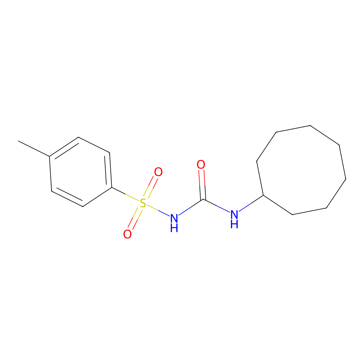 Glyoctamide molecular structure, CAS 1038-59-1