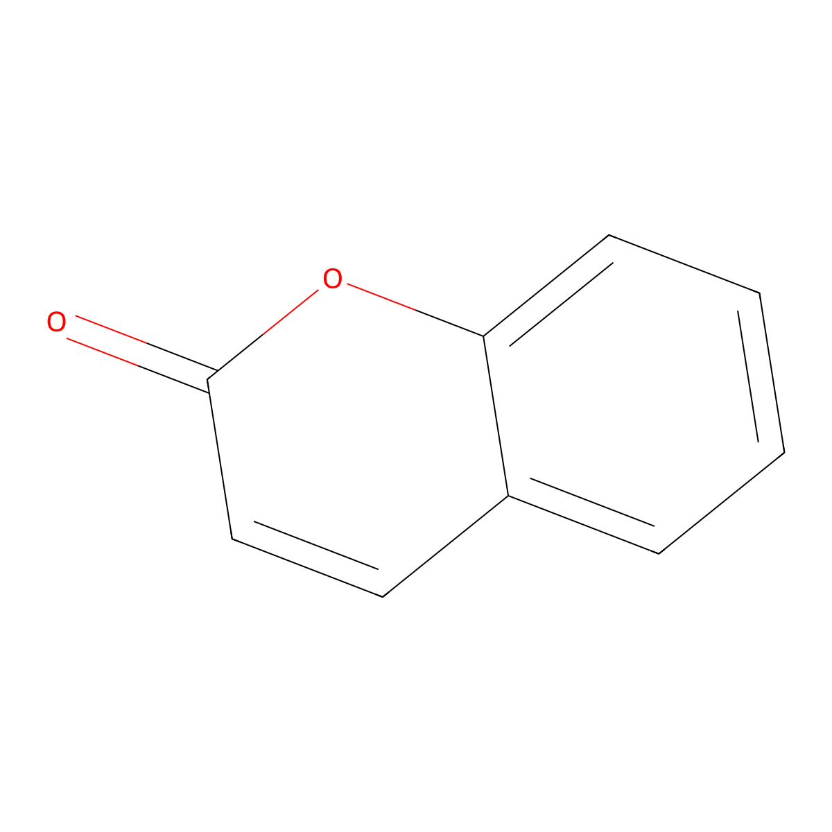 Coumarin molecular structure, CAS 103802-83-1