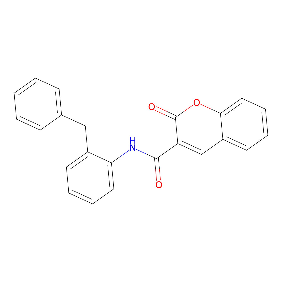 N-(2-Benzylphenyl)-2-oxo-2H-chromene-3-carboxamide molecular structure, CAS 1038044-14-2