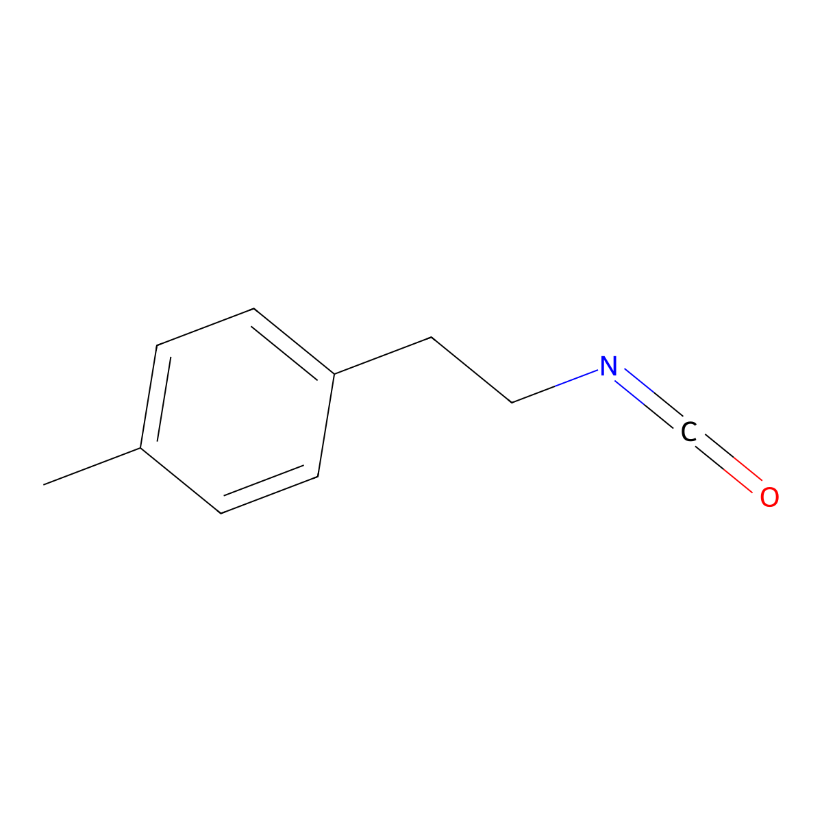 1-(2-Isocyanatoethyl)-4-methylbenzene molecular structure, CAS 103809-68-3
