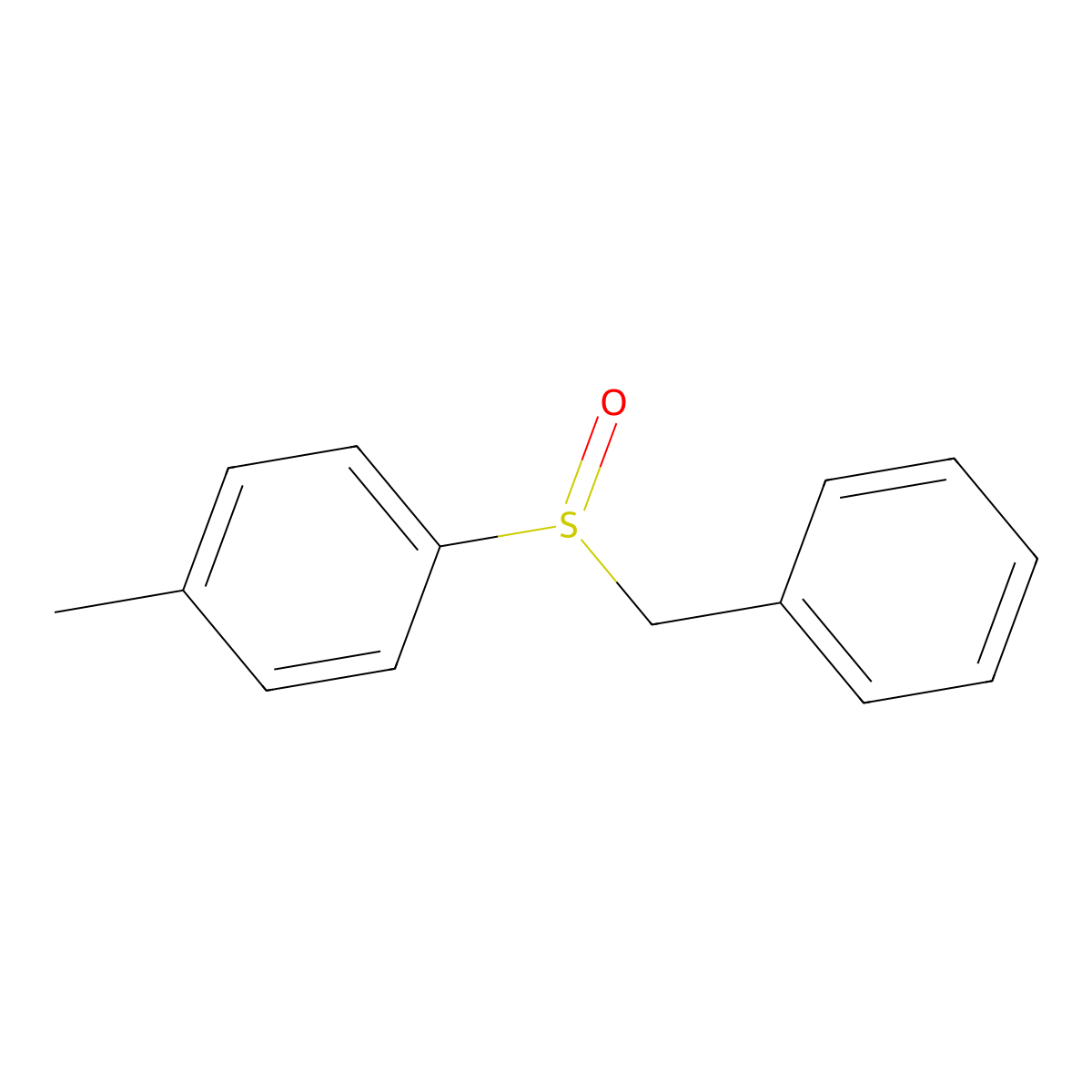 1-(Benzylsulfinyl)-4-methylbenzene molecular structure, CAS 10381-70-1