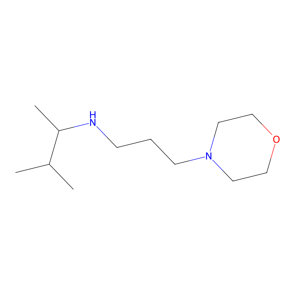 (3-Methylbutan-2-yl)[3-(morpholin-4-yl)propyl]amine molecular structure, CAS 1038233-99-6