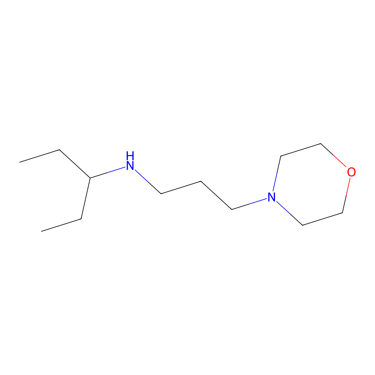 [3-(Morpholin-4-yl)propyl](pentan-3-yl)amine molecular structure, CAS 1038278-93-1