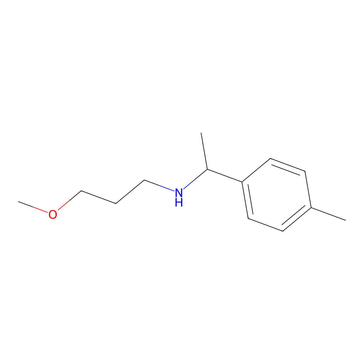 (3-Methoxypropyl)[1-(4-methylphenyl)ethyl]amine molecular structure, CAS 1038280-43-1