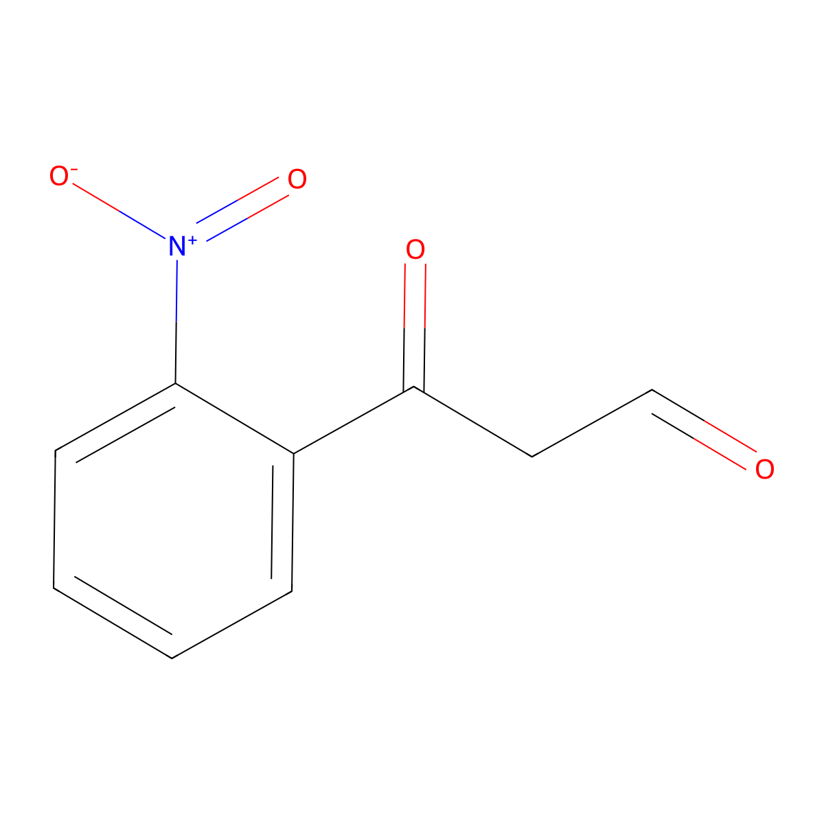 3-(2-Nitrophenyl)-3-oxopropanal molecular structure, CAS 1038336-52-5