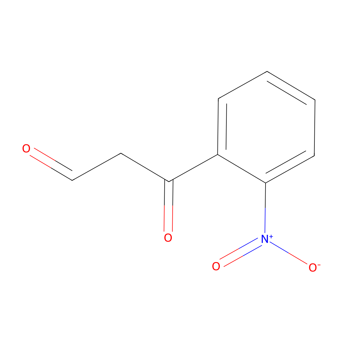 3-(2-Nitrophenyl)-3-oxopropanal molecular structure, CAS 1038336-52-5