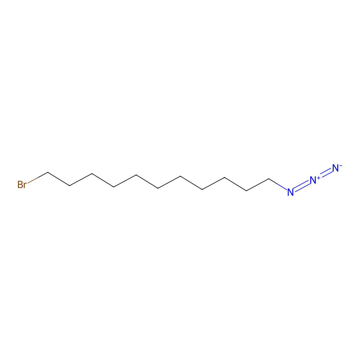 1-Azido-11-bromo-undecane molecular structure, CAS 1038342-78-7