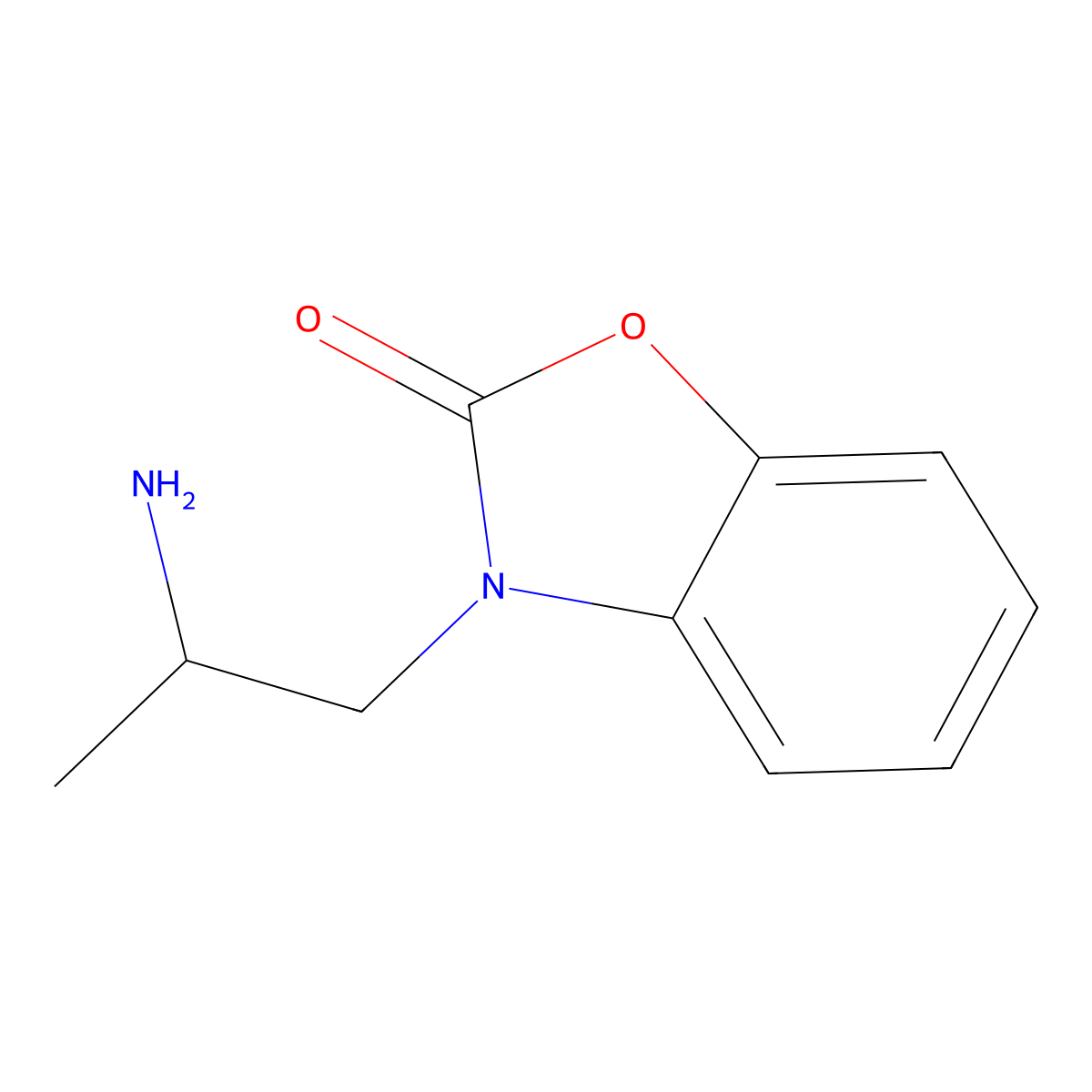3-(2-Aminopropyl)benzo[d]oxazol-2(3H)-one molecular structure, CAS 1038353-99-9