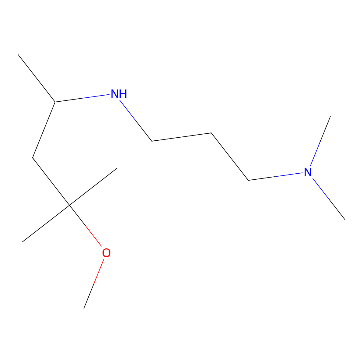 [3-(Dimethylamino)propyl](4-methoxy-4-methylpentan-2-yl)amine molecular structure, CAS 1038354-68-5