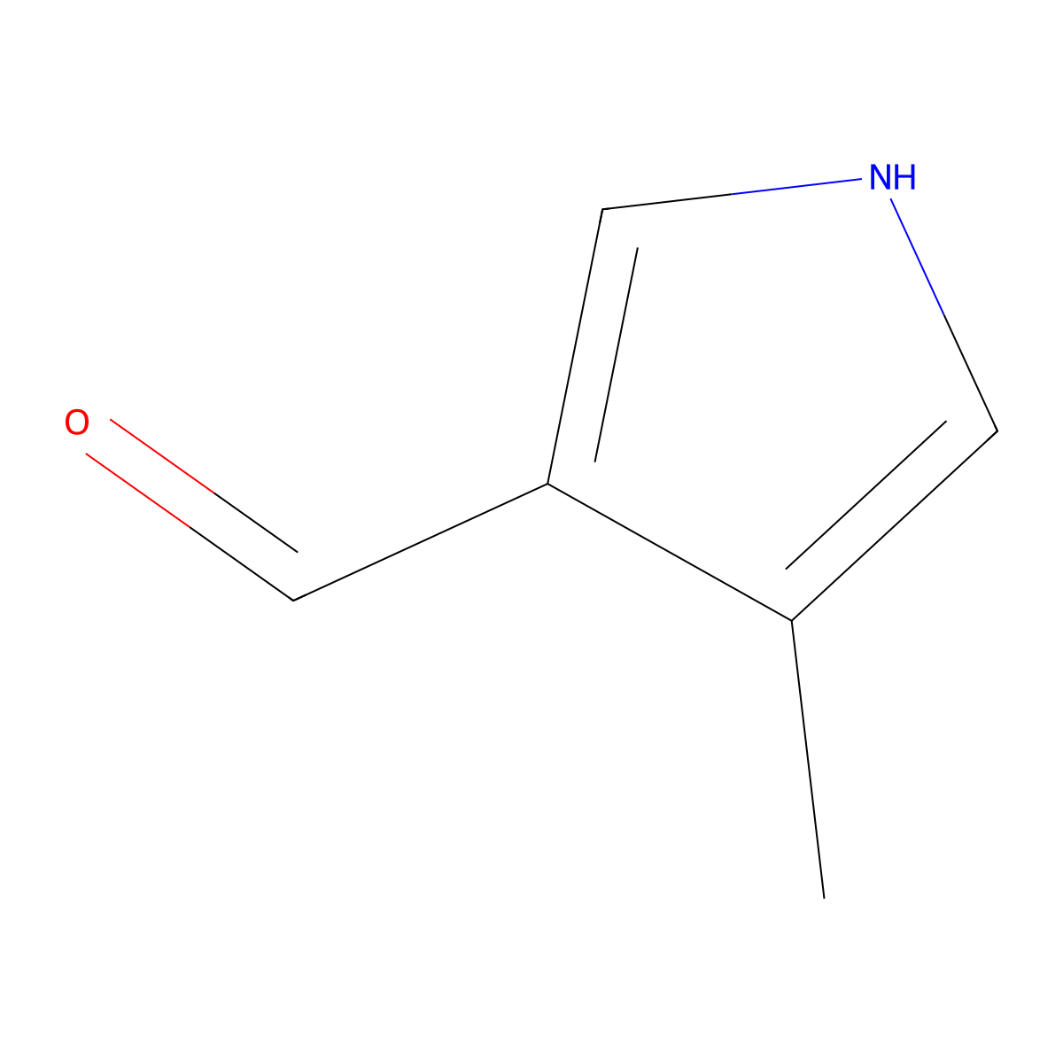4-Methyl-1H-pyrrole-3-carbaldehyde molecular structure, CAS 1038393-91-7