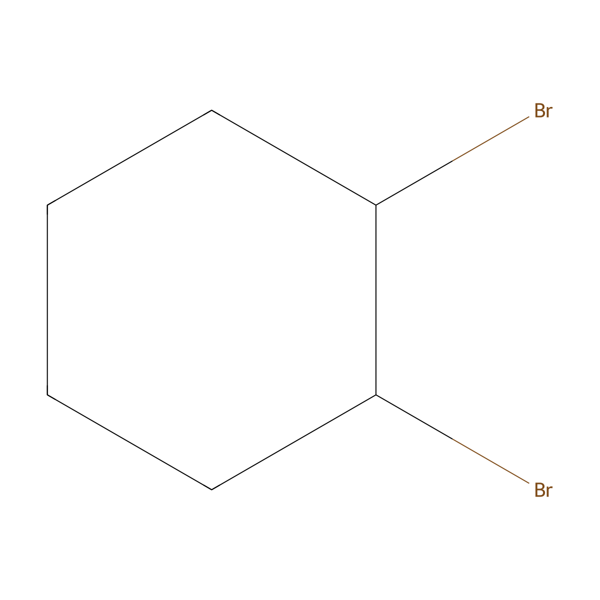 1,2-Dibromocyclohexane molecular structure, CAS 103846-63-5