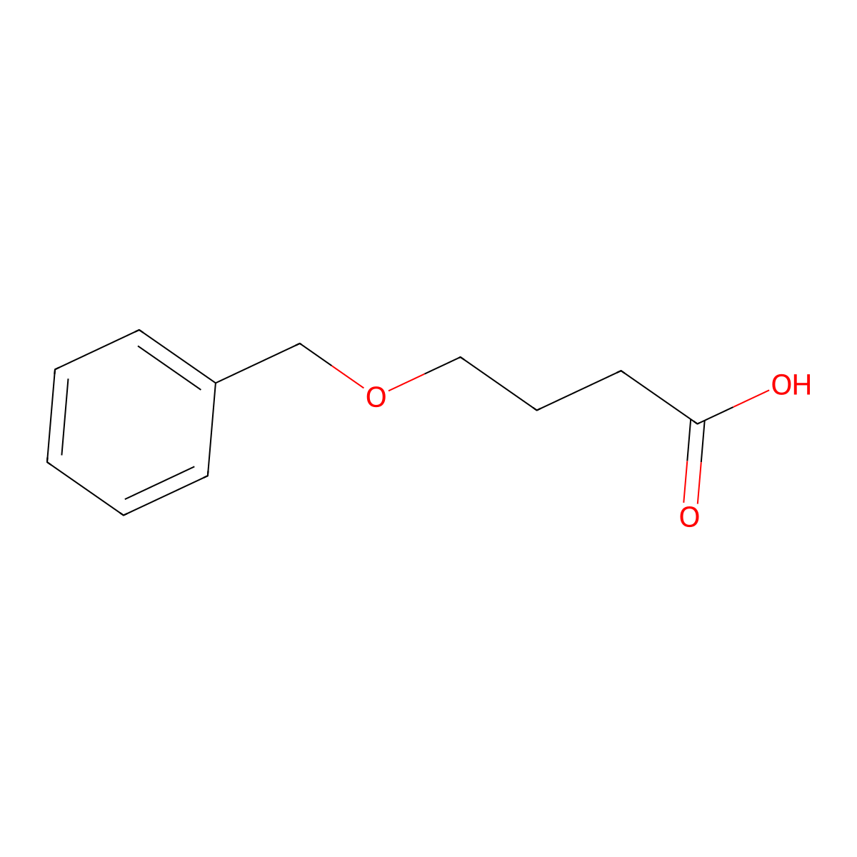 4-(Benzyloxy)butanoic acid molecular structure, CAS 10385-30-5