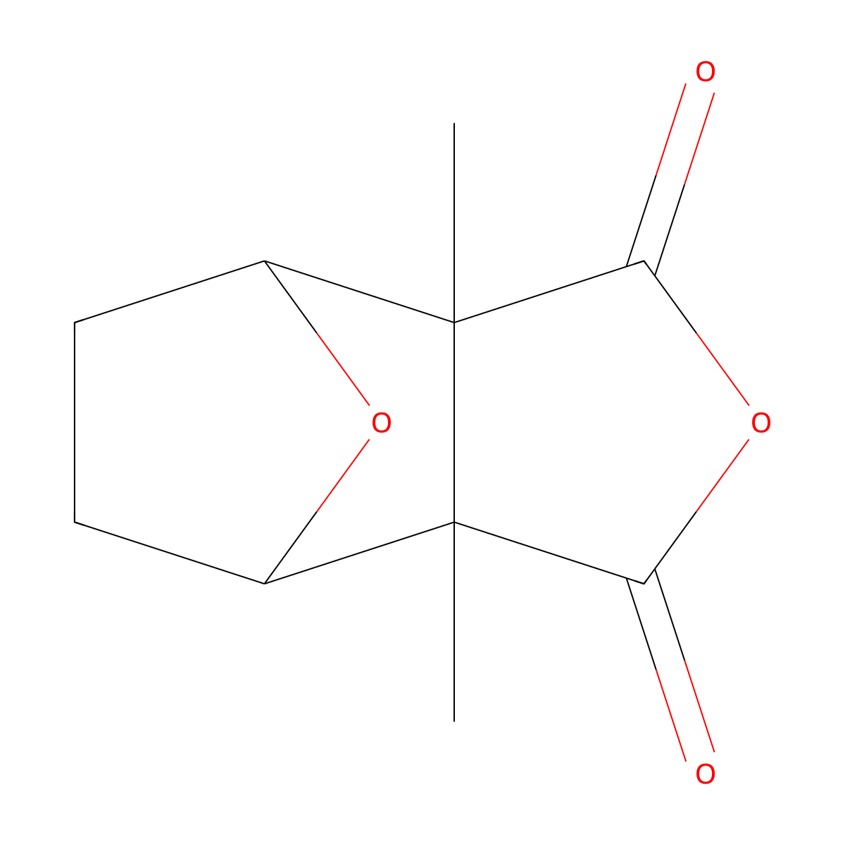 Hexahydro-3a,7a-dimethyl-4,7-epoxyisobenzofuran-1,3-dione molecular structure, CAS 10385-74-7