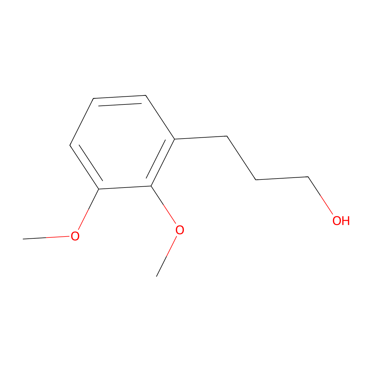 3-(2,3-Dimethoxyphenyl)propan-1-ol molecular structure, CAS 103853-10-7