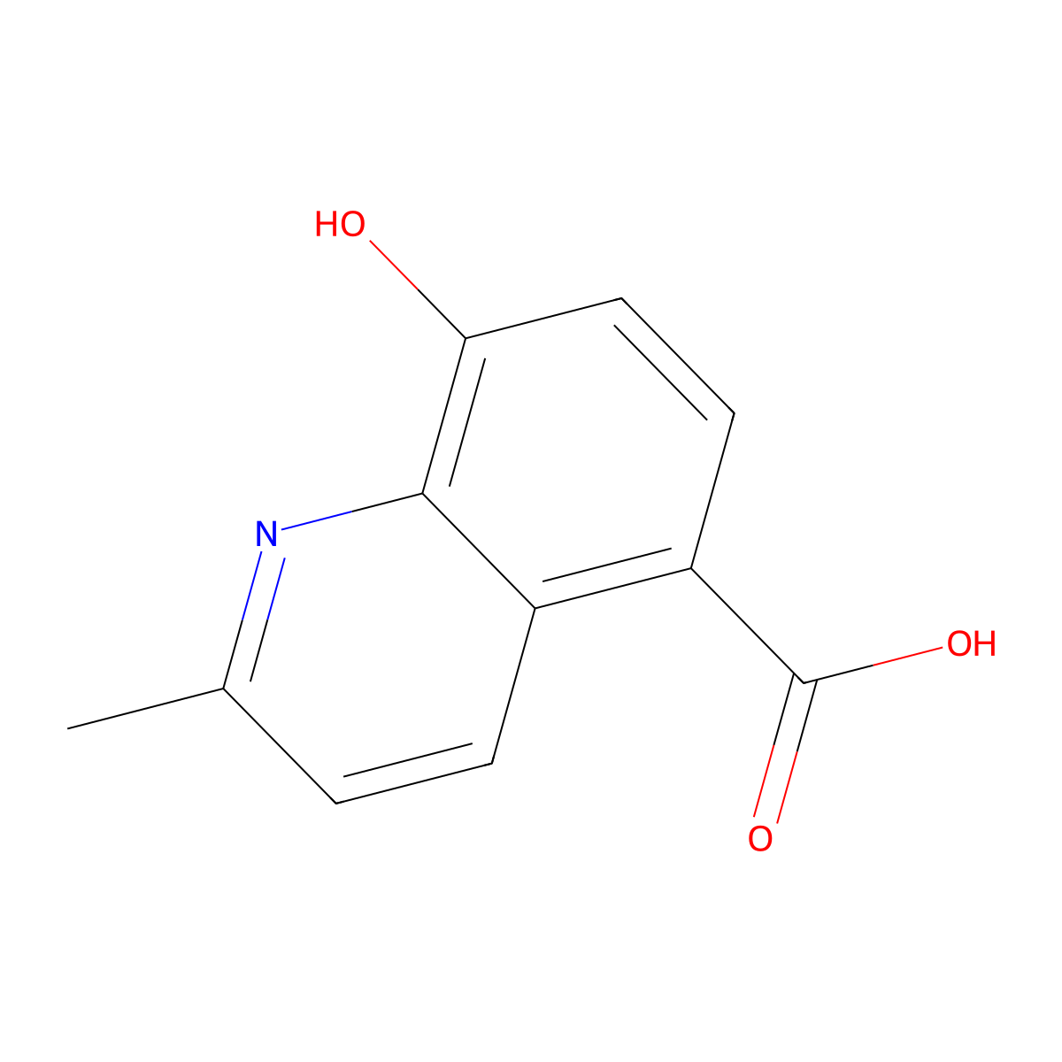 8-Hydroxy-2-methylquinoline-5-carboxylic acid molecular structure, CAS 103853-87-8