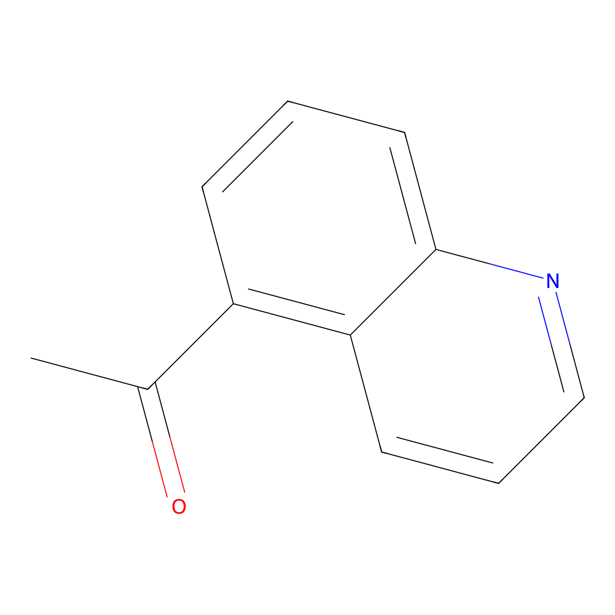 1-(Quinolin-5-yl)ethan-1-one molecular structure, CAS 103854-56-4