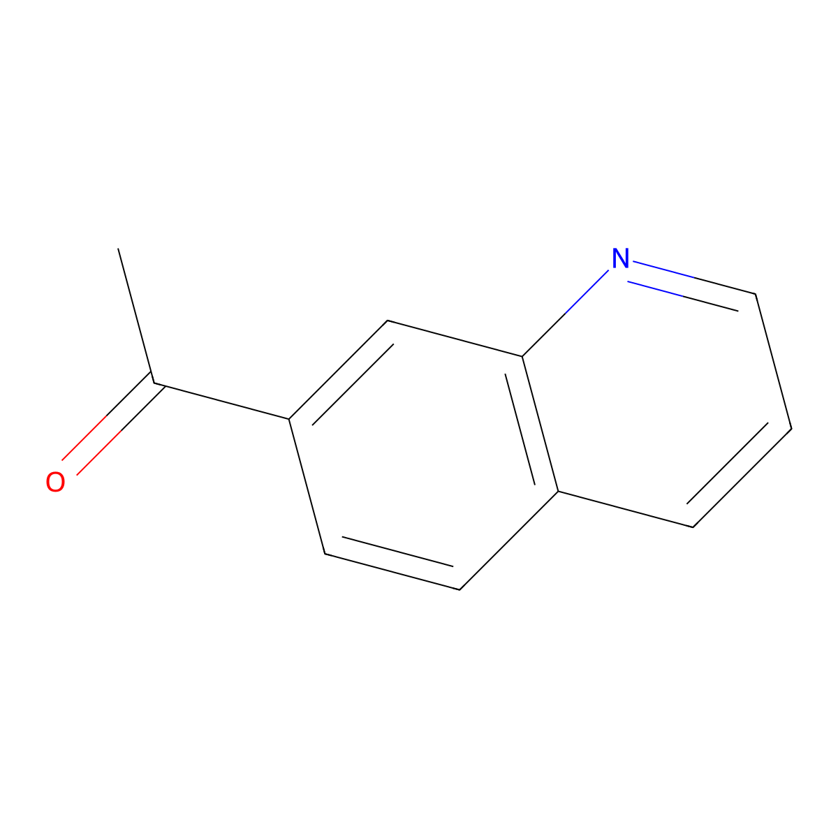 1-(Quinolin-7-yl)ethan-1-one molecular structure, CAS 103854-57-5