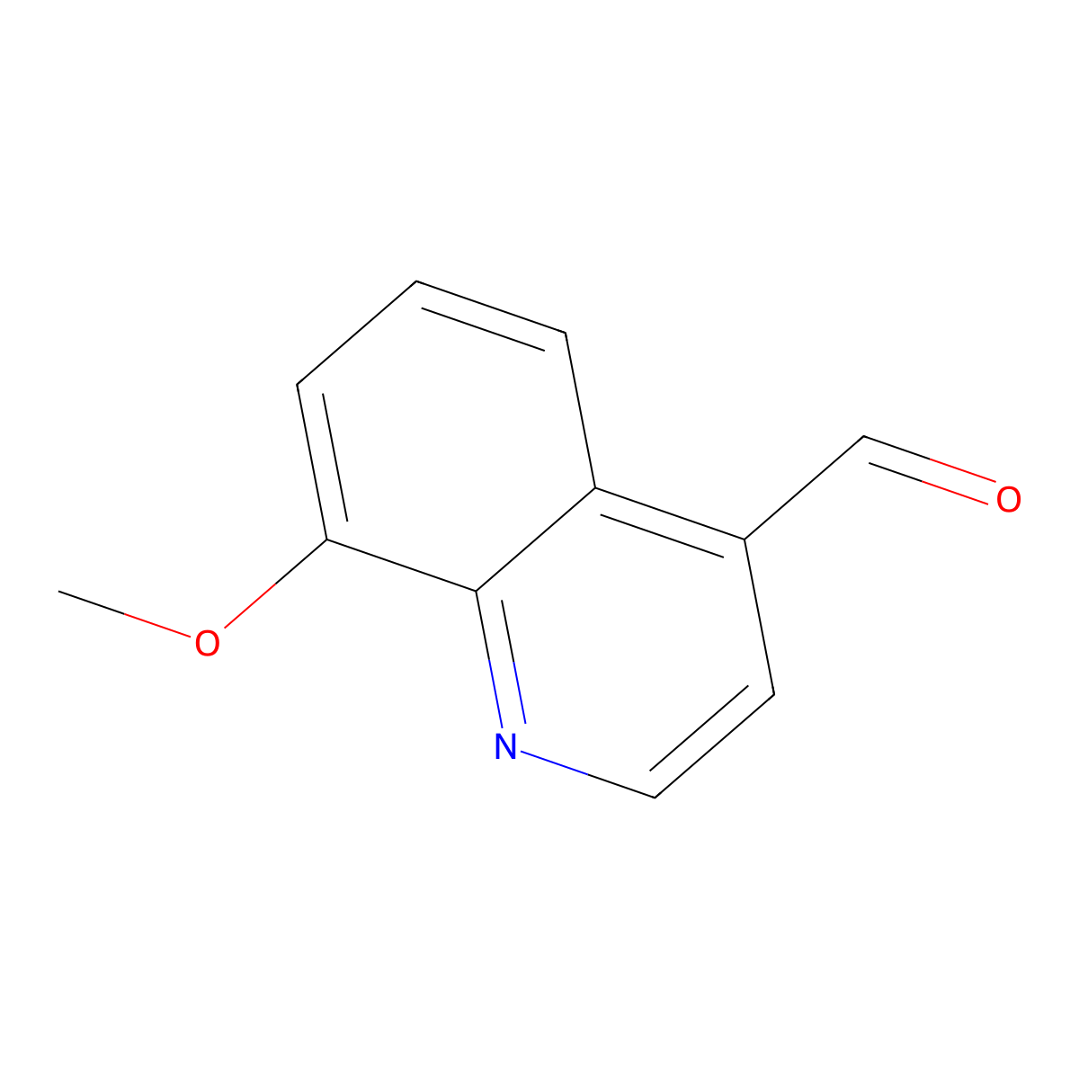 8-Methoxyquinoline-4-carbaldehyde molecular structure, CAS 103854-62-2