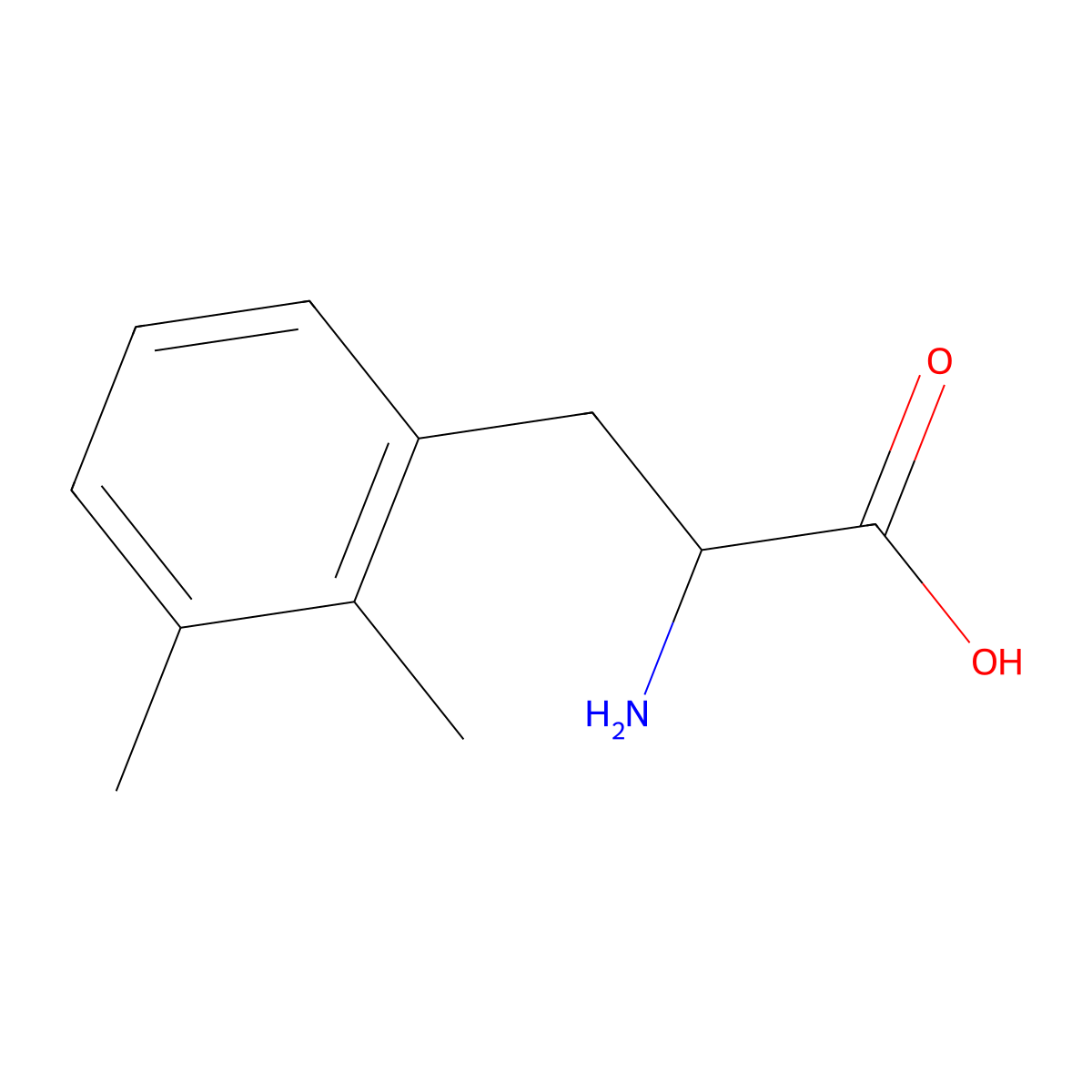 2-amino-3-(2,3-dimethylphenyl)propanoic Acid molecular structure, CAS 103855-82-9