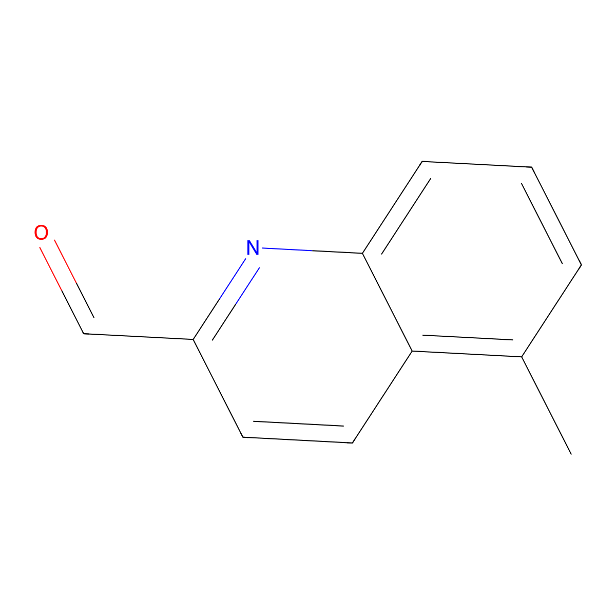 5-Methylquinoline-2-carbaldehyde molecular structure, CAS 103856-55-9