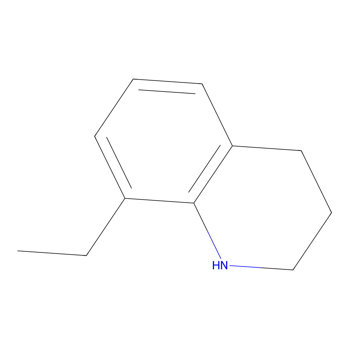 8-Ethyl-1,2,3,4-tetrahydroquinoline molecular structure, CAS 103858-38-4
