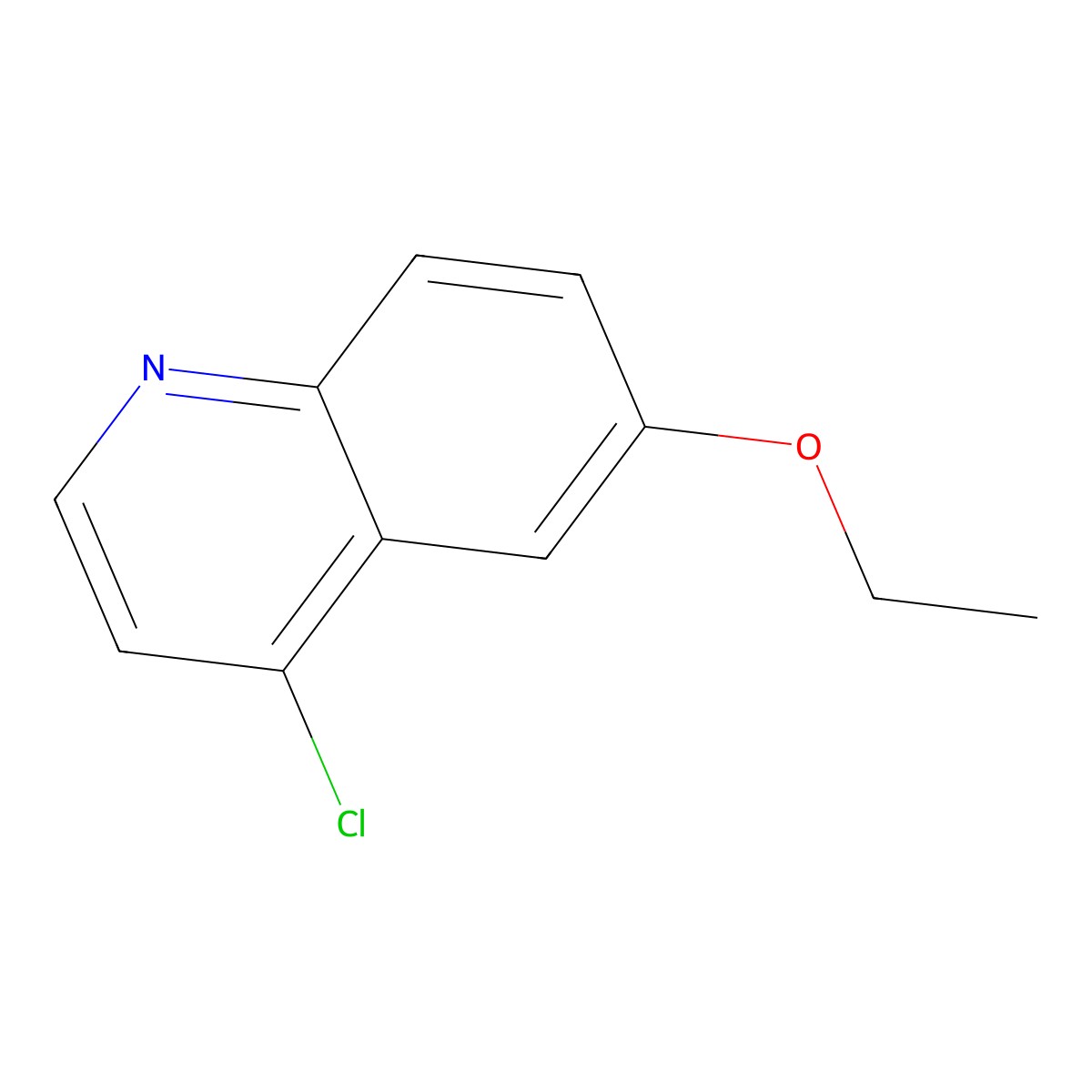 4-Chloro-6-ethoxyquinoline molecular structure, CAS 103862-63-1