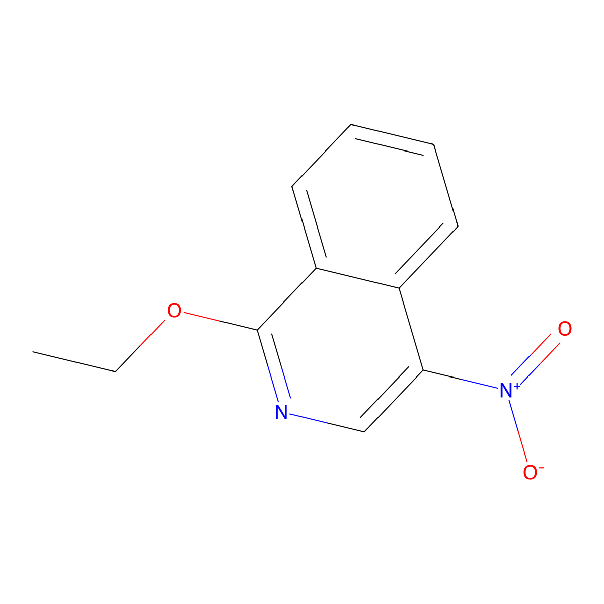 1-Ethoxy-4-nitroisoquinoline molecular structure, CAS 103863-04-3