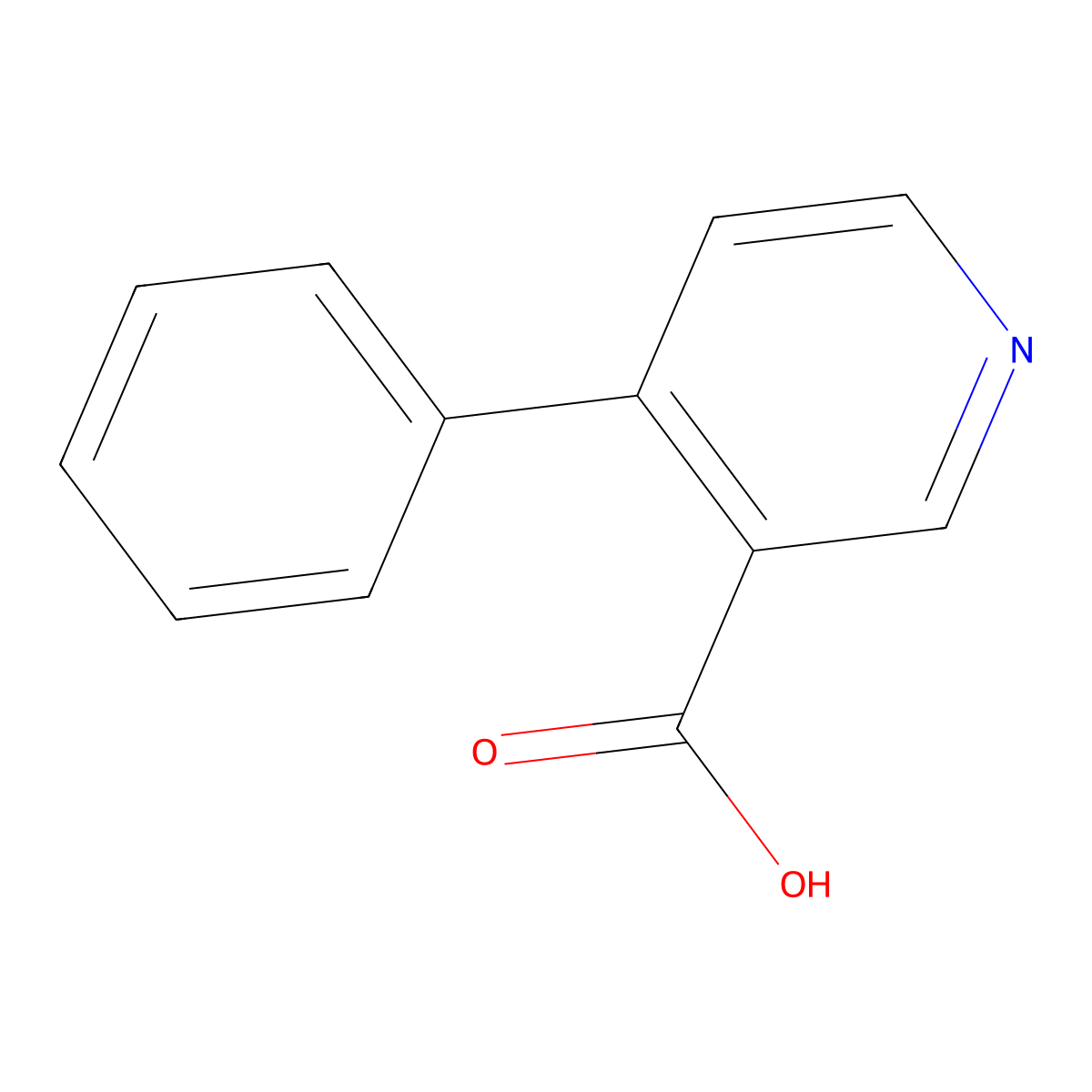 4-Phenylnicotinic acid molecular structure, CAS 103863-14-5