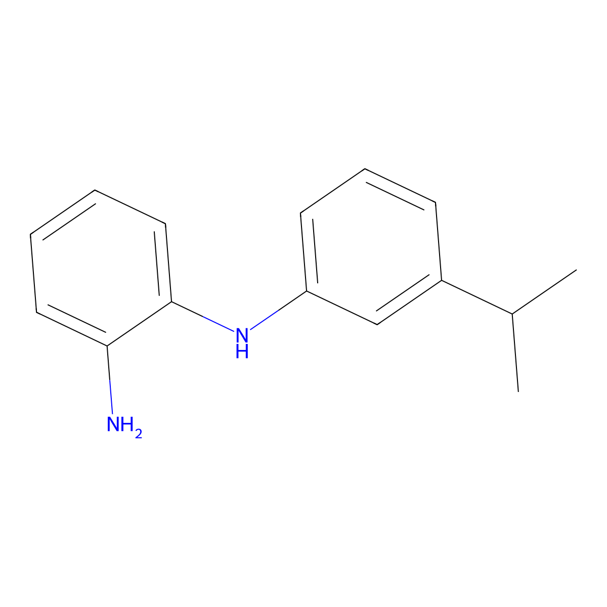 N1-[3-(propan-2-yl)phenyl]benzene-1,2-diamine molecular structure, CAS 1038698-42-8