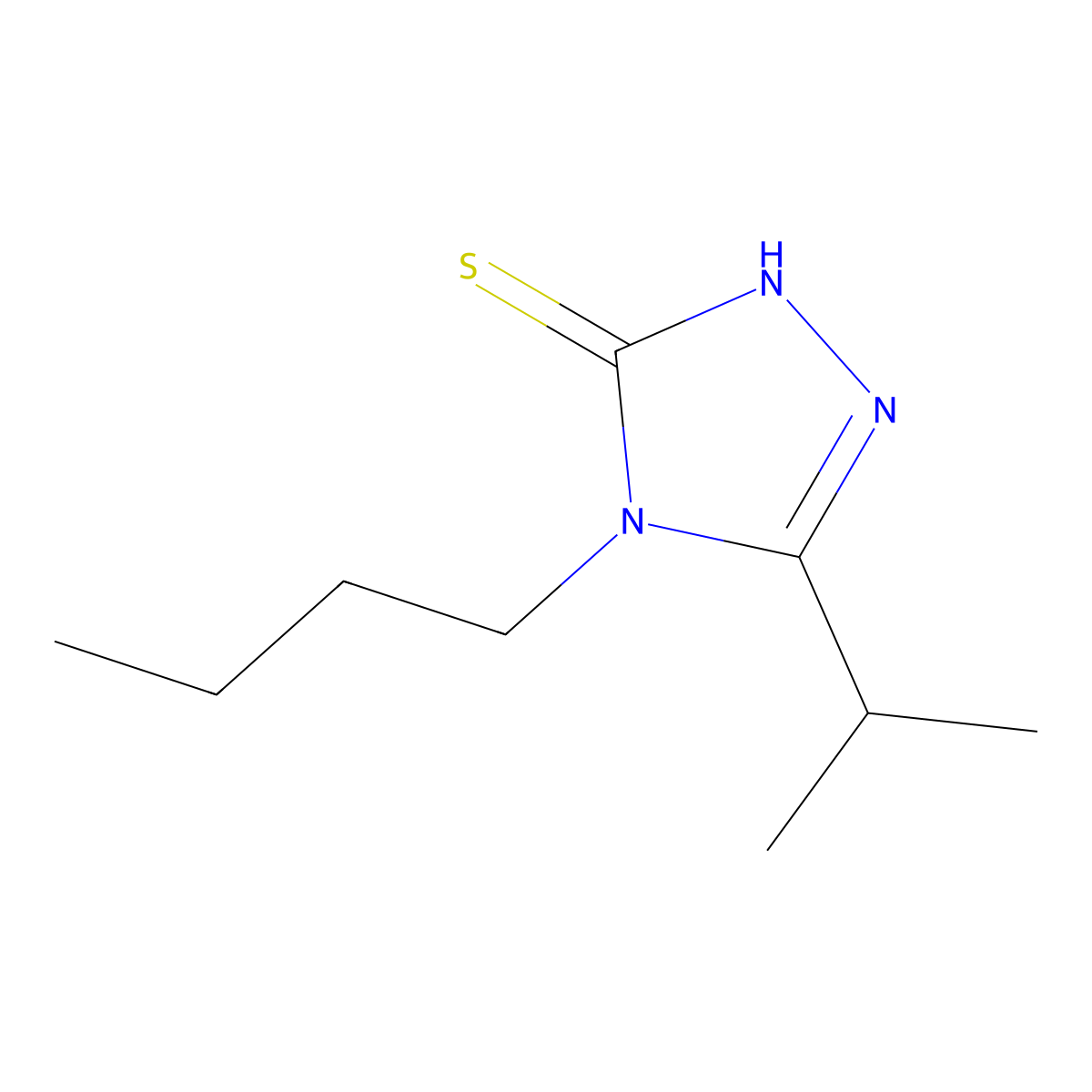 4-Butyl-5-isopropyl-4h-1,2,4-triazole-3-thiol molecular structure, CAS 1038704-75-4